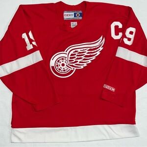 Vintage Steve Yzerman #19 Detroit Red Wings Nhl Ccm Jersey Xxl 90s